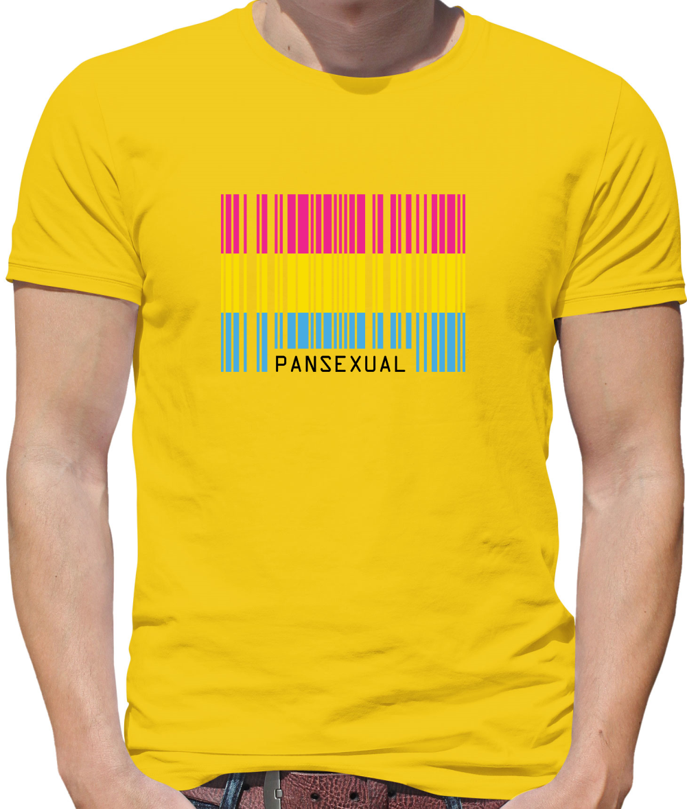 LGBT Barcode Flags - Pan Sexual T Shirt