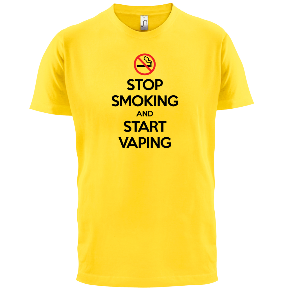 Stop Smoke Start Vaping T Shirt