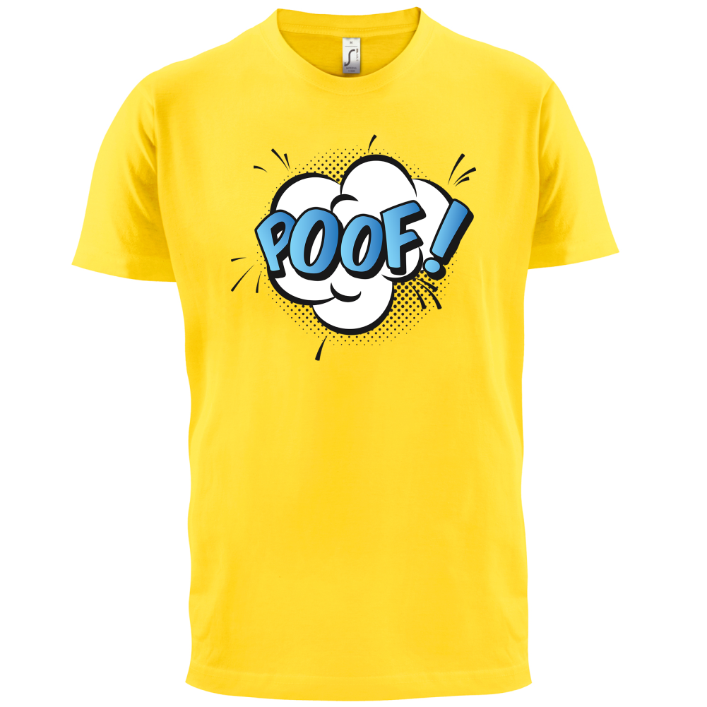 Poof! Word Art T Shirt