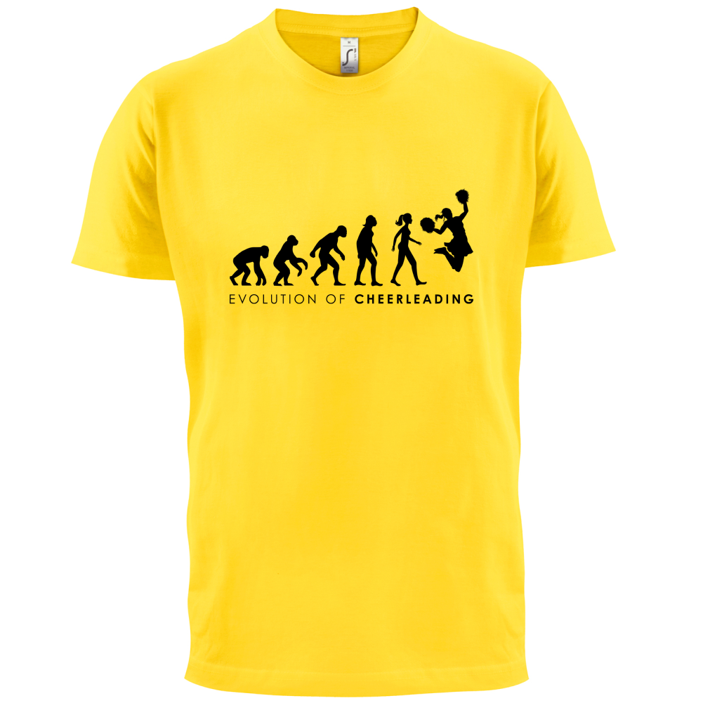 Evolution Of Woman Cheerleading T Shirt