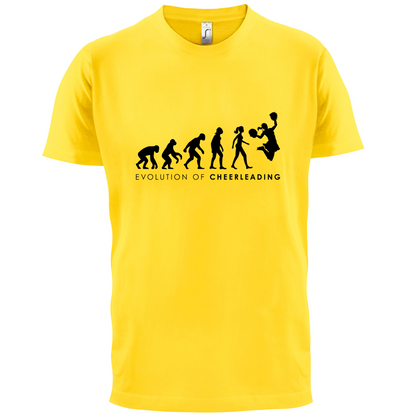 Evolution Of Woman Cheerleading T Shirt