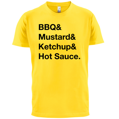 BBQ & Mustart & Ketchup T Shirt
