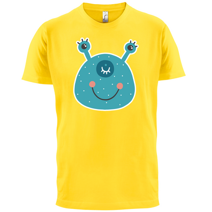 Smiley Face Alien T Shirt