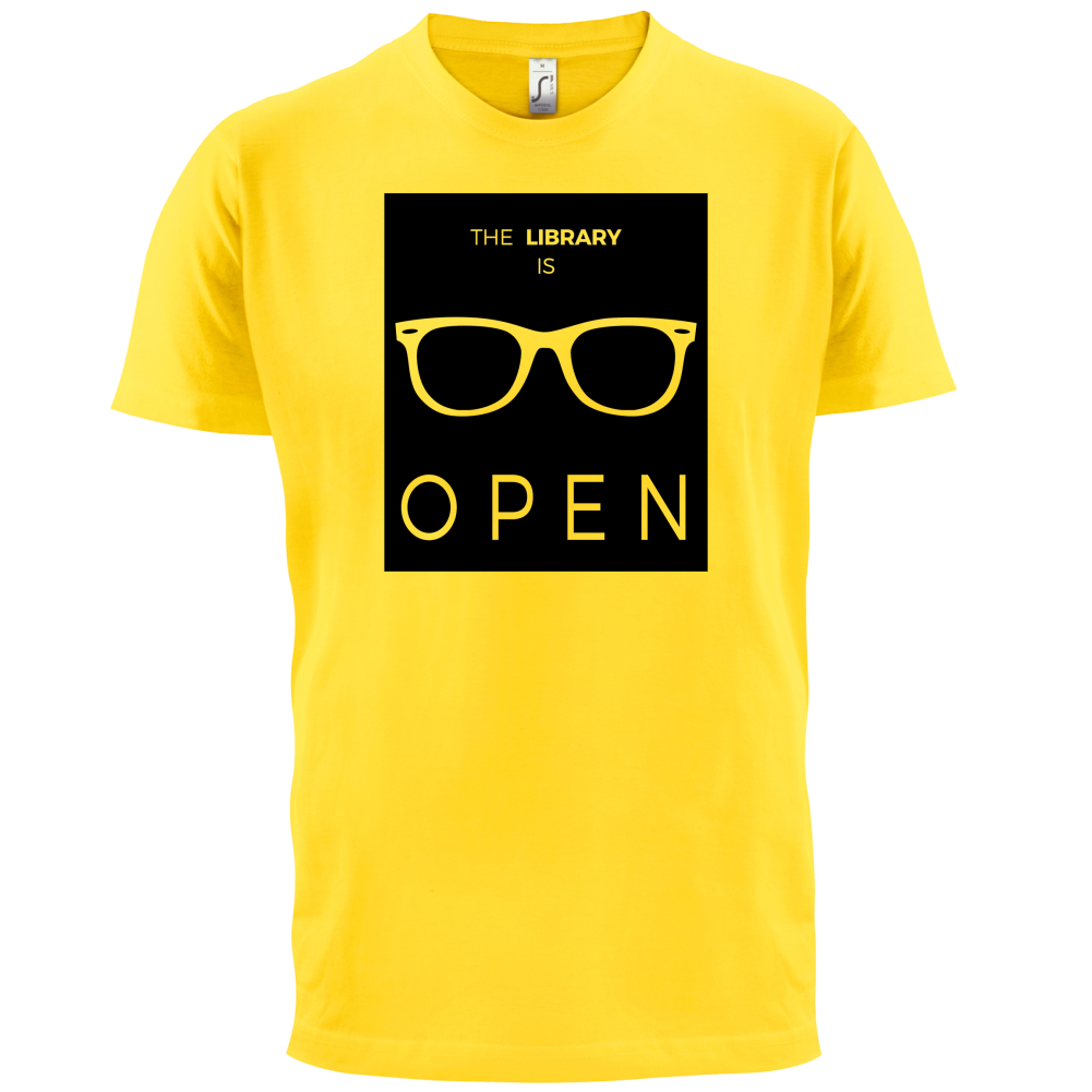 Library Is Open T Shirt