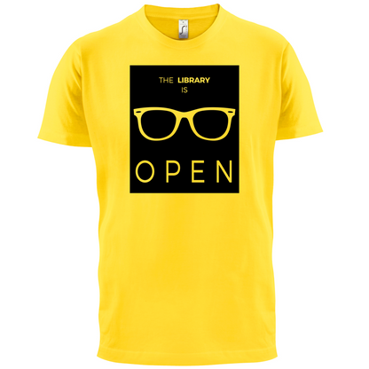 Library Is Open T Shirt
