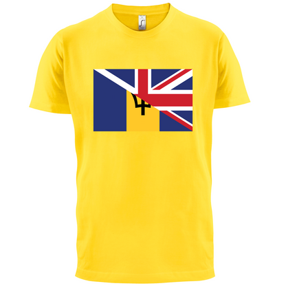 Half Barbados Half UK T Shirt