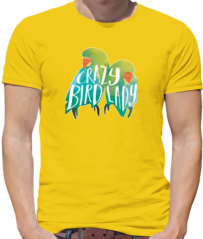 Crazy Bird Lady T Shirt