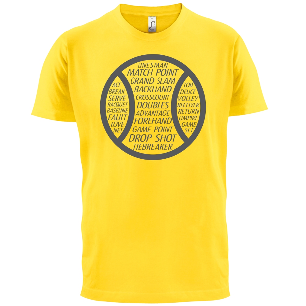 Tennis Word Ball T Shirt