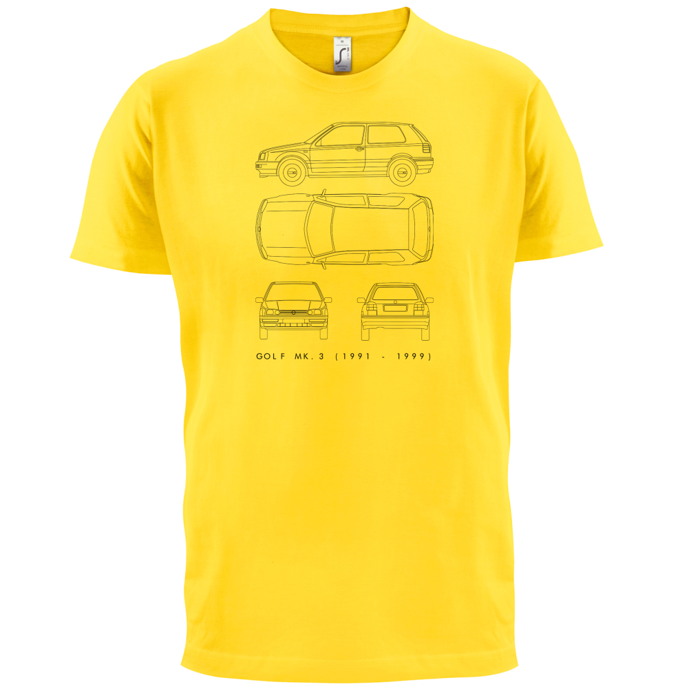 4 View Golf MK3  T Shirt