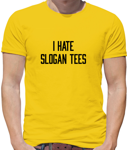 I Hate Slogan Tee's Kids T Shirt