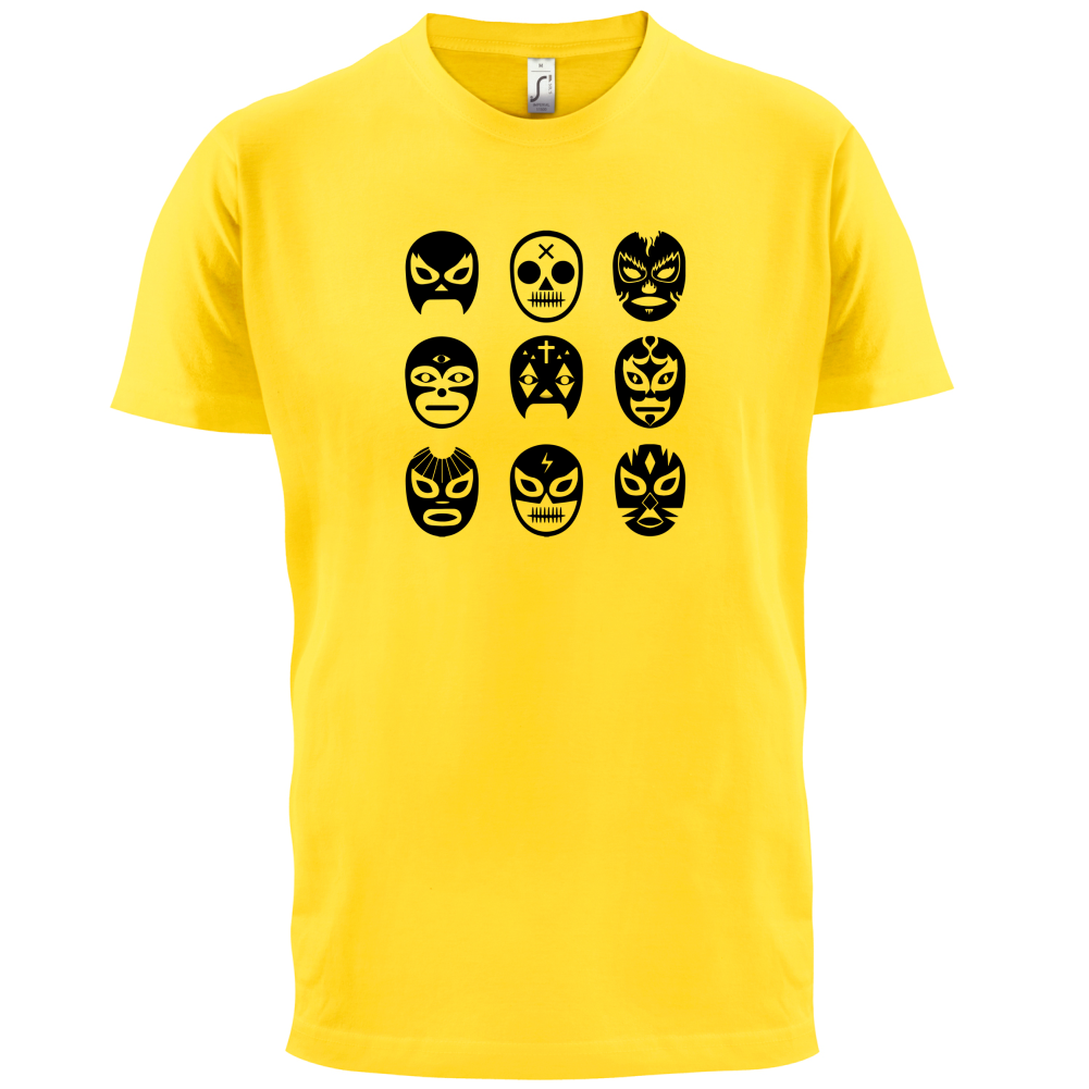 Lucha Masks  T Shirt