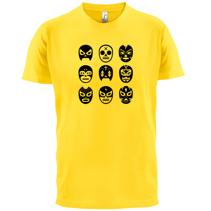Lucha Masks  T Shirt