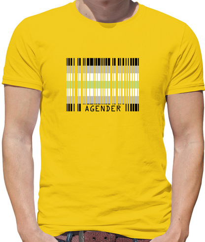 LGBT Barcode Flags - Agender T Shirt