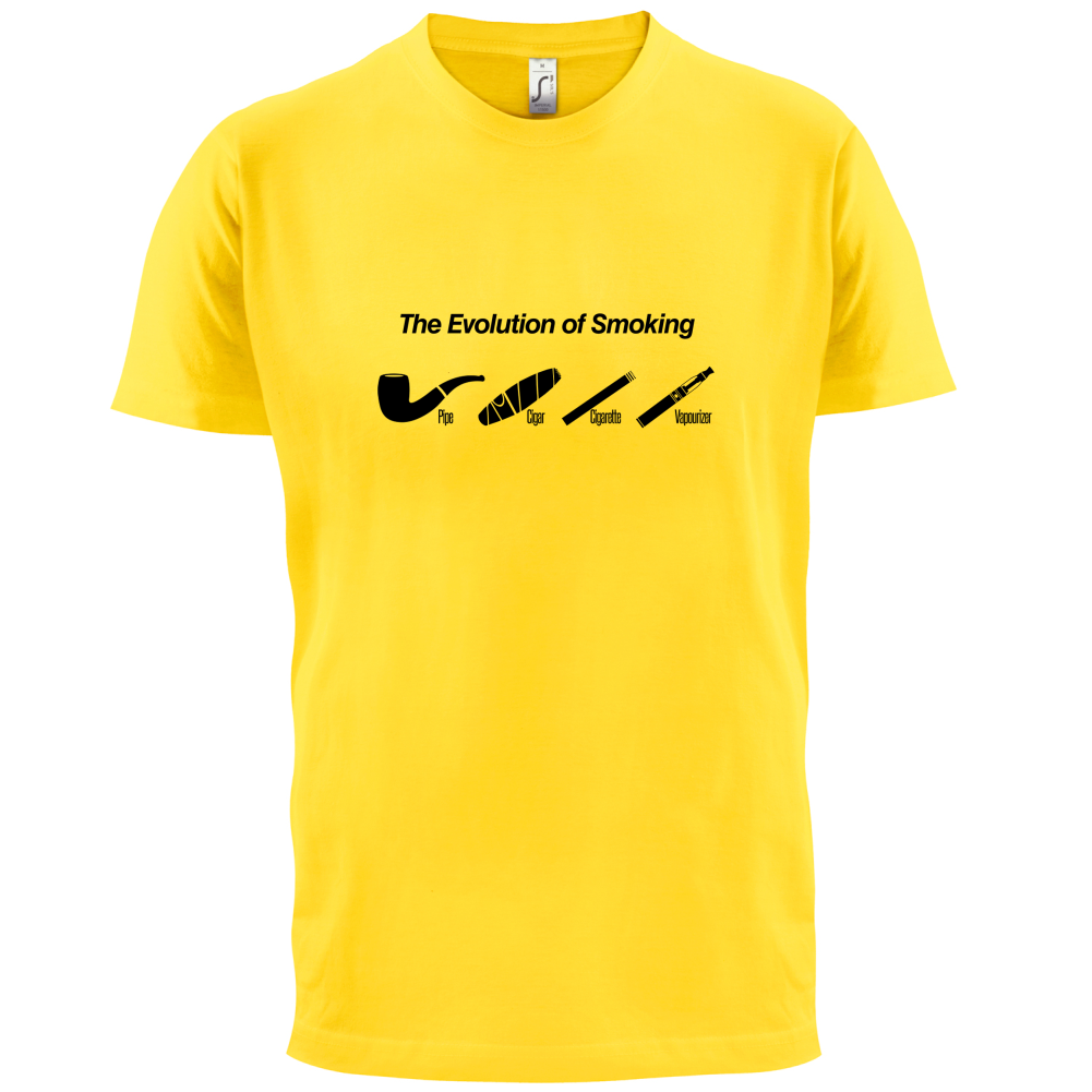 Evolution of Smoking T Shirt