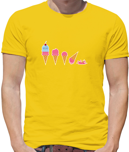 Evolution Of Ice Cream T Shirt
