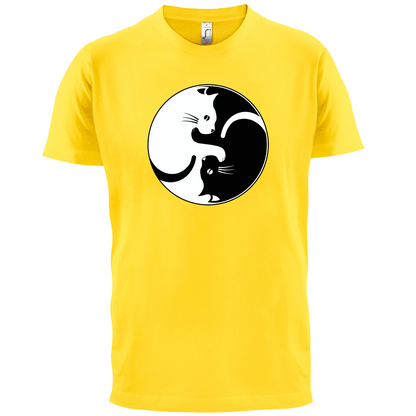 Yin Yang Cat T Shirt