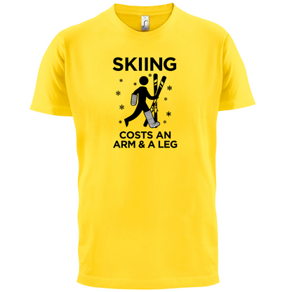Skiing Costs Arm & A Leg T Shirt