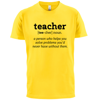 Definition Teacher T Shirt