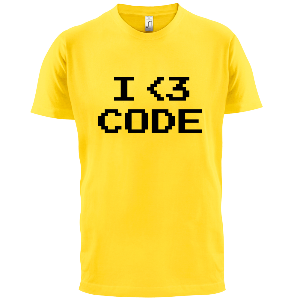 I Heart Code T Shirt