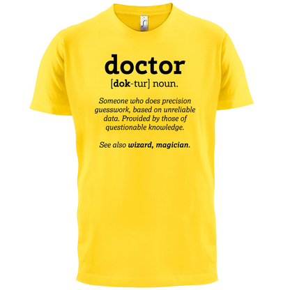 Definition Doctor T Shirt