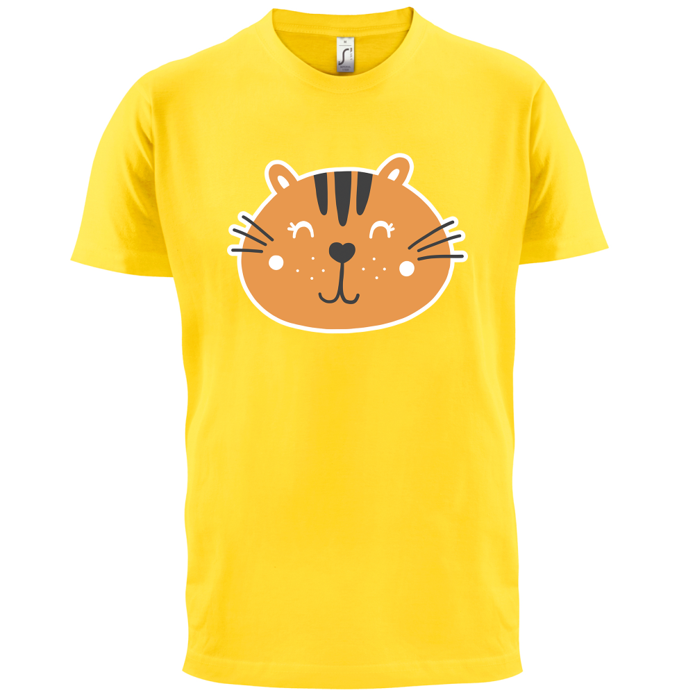 Smiley Face Tiger T Shirt