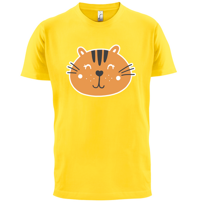 Smiley Face Tiger T Shirt