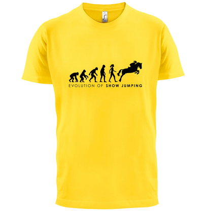 Evolution Of Woman Show Jumping T Shirt