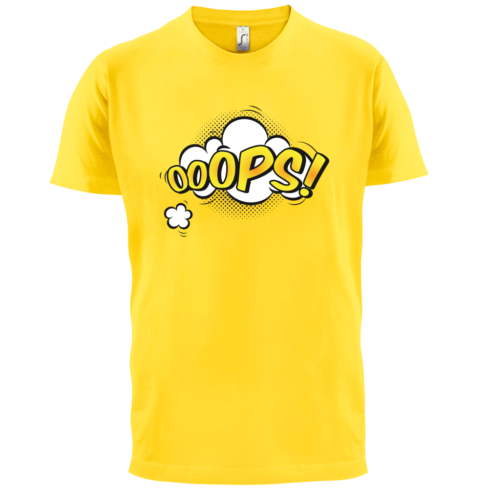 Oops! Word Art T Shirt