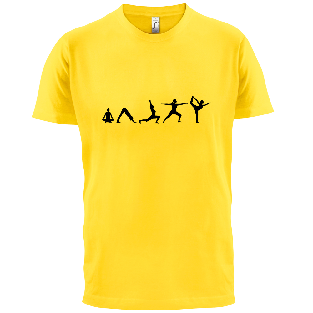 Evolution Of Yoga T Shirt