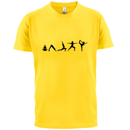Evolution Of Yoga T Shirt