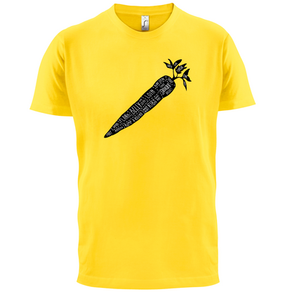 Butcher Carrot Diagram T Shirt