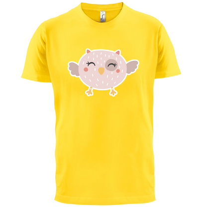 Smiley Face Baby Owl T Shirt