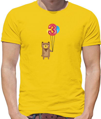 3rd Birthday Bear T Shirt
