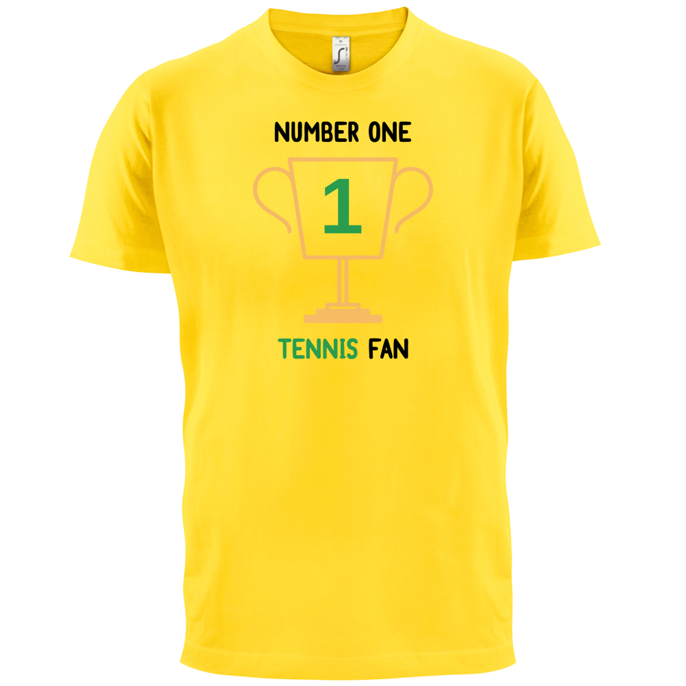 Number 1 Tennis Fan T Shirt