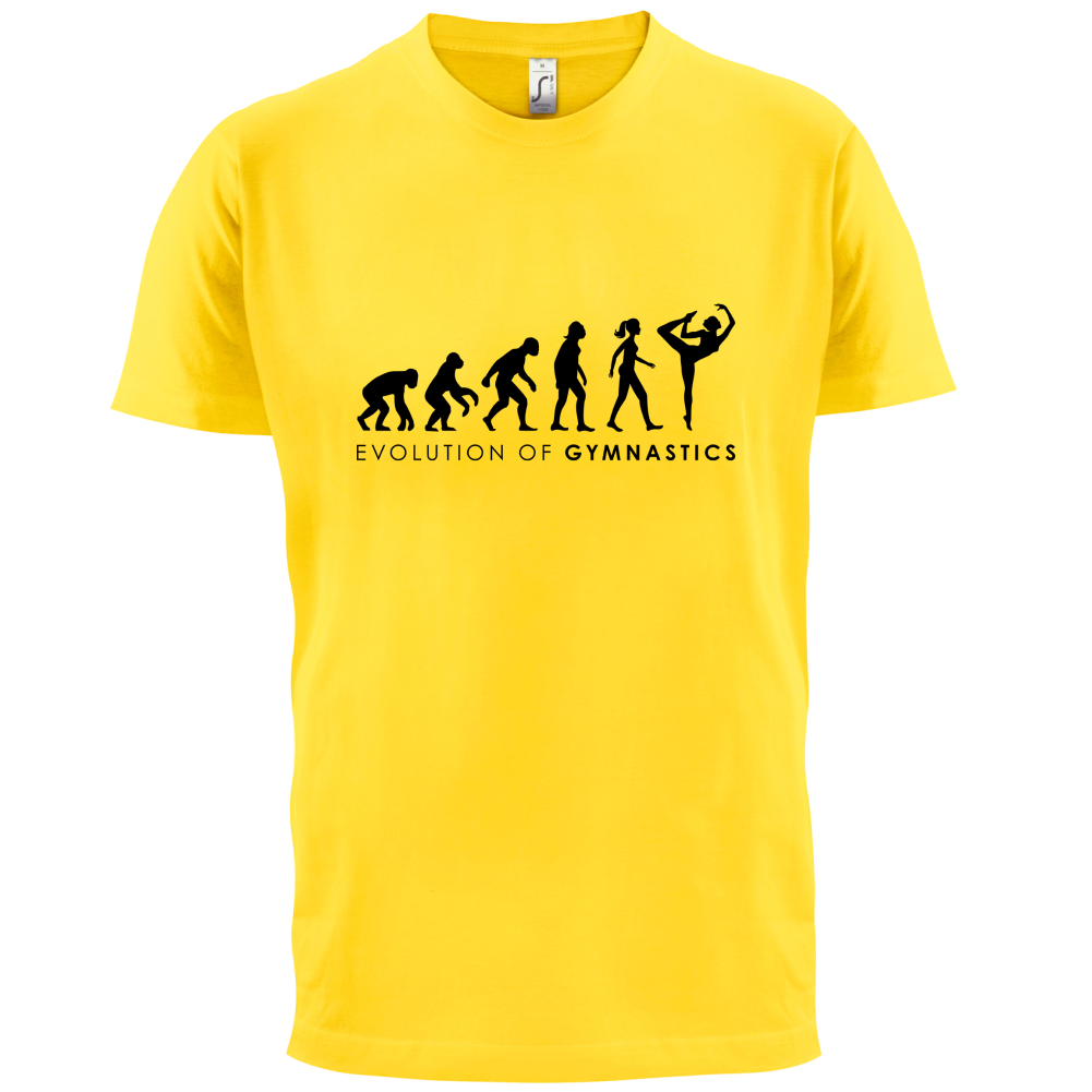 Evolution Of Woman Gymnastics T Shirt