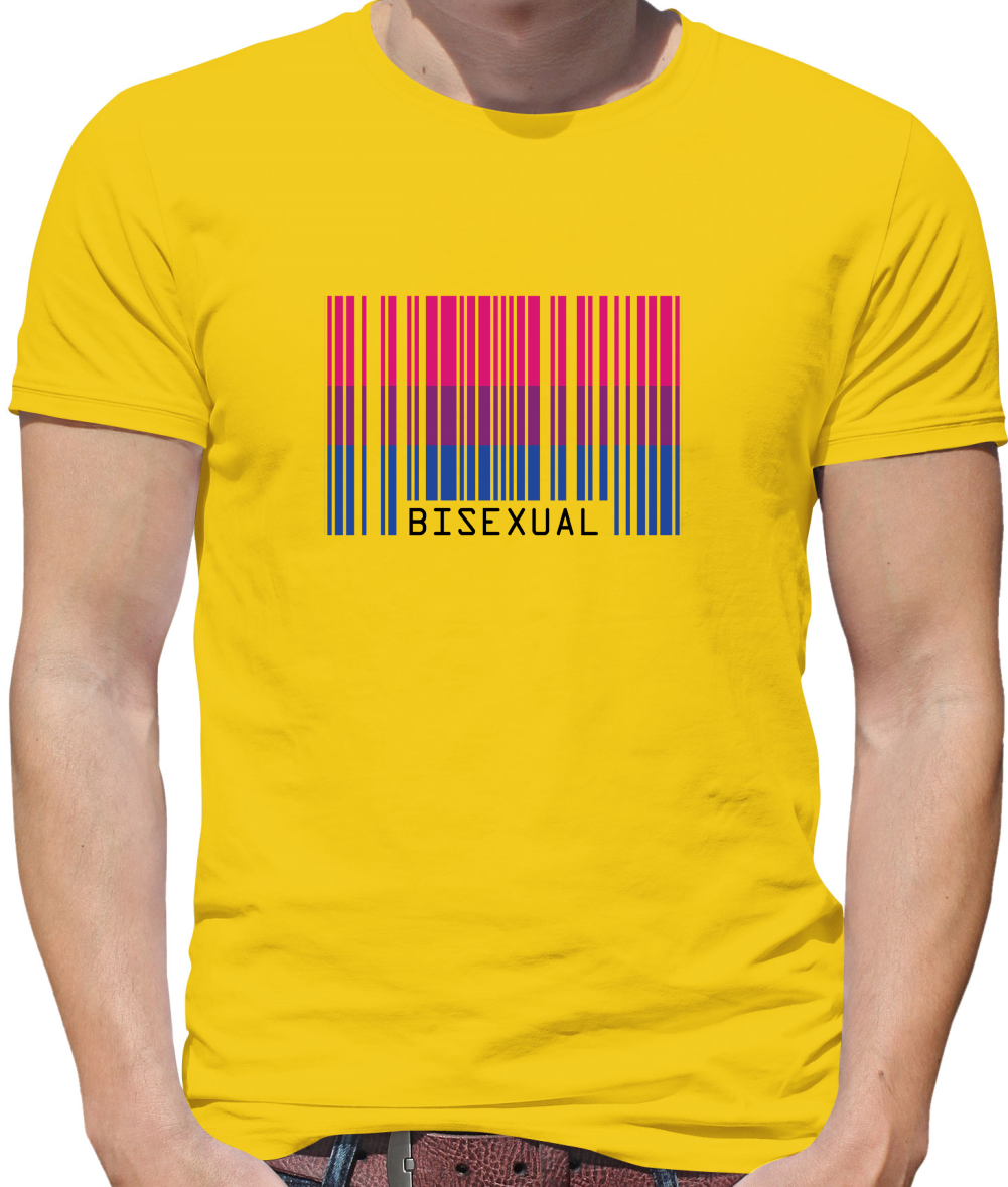 LGBT Barcode Flags - Bisexual T Shirt