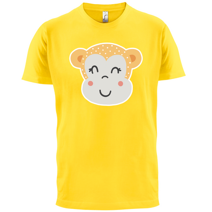 Smiley Face Monkey  T Shirt
