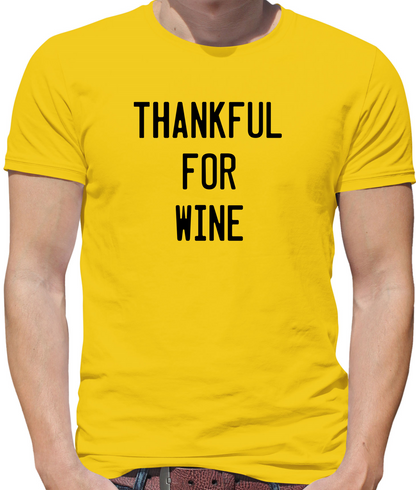 Thankful For Wine T Shirt