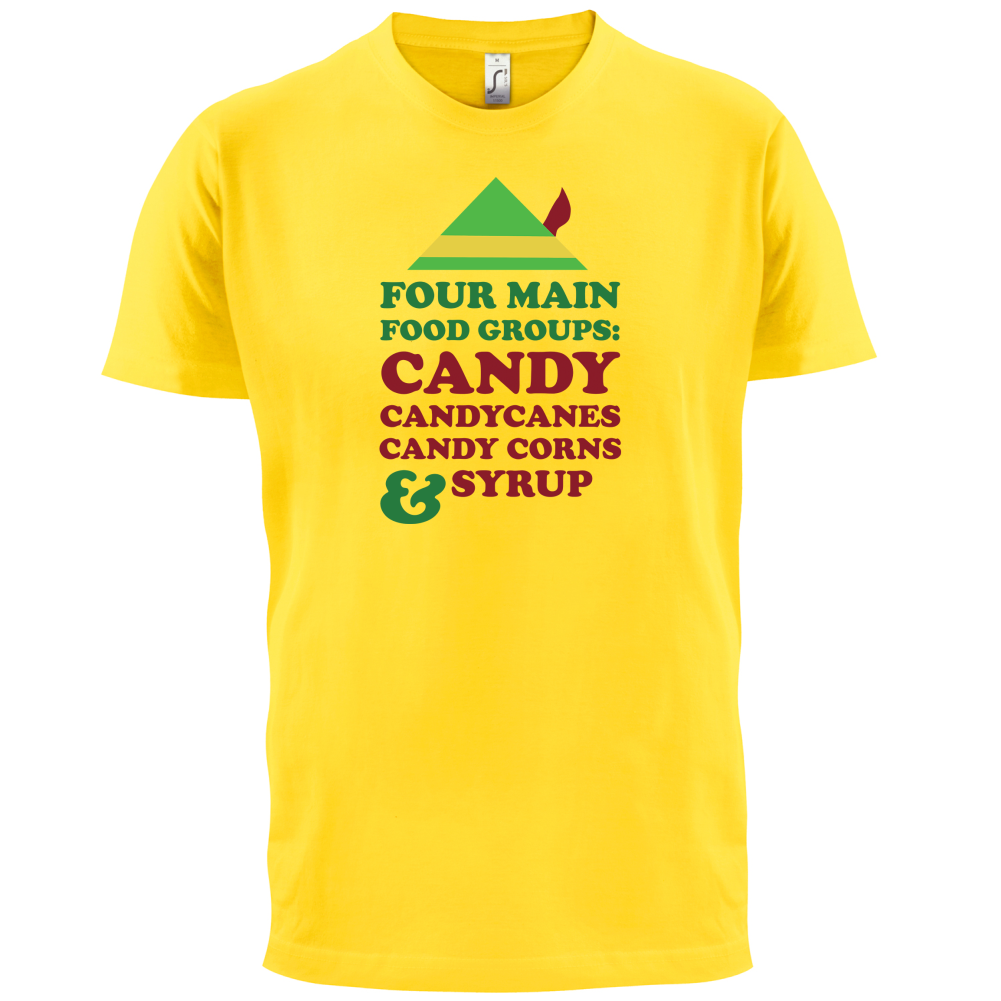 Christmas Food Groups T Shirt