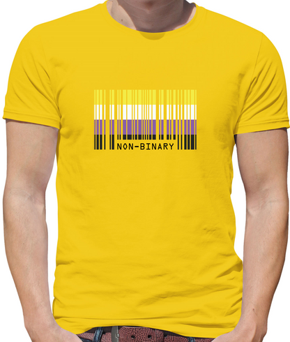 LGBT Barcode Flags - Nonbinary T Shirt