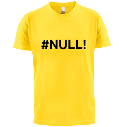 #Null T Shirt