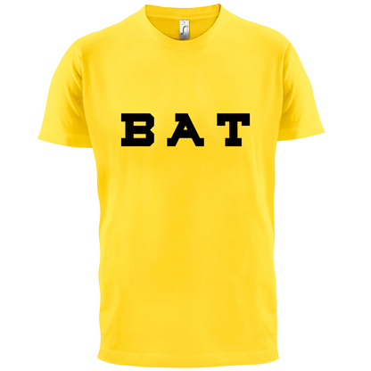 Justcie Bat College Style T Shirt