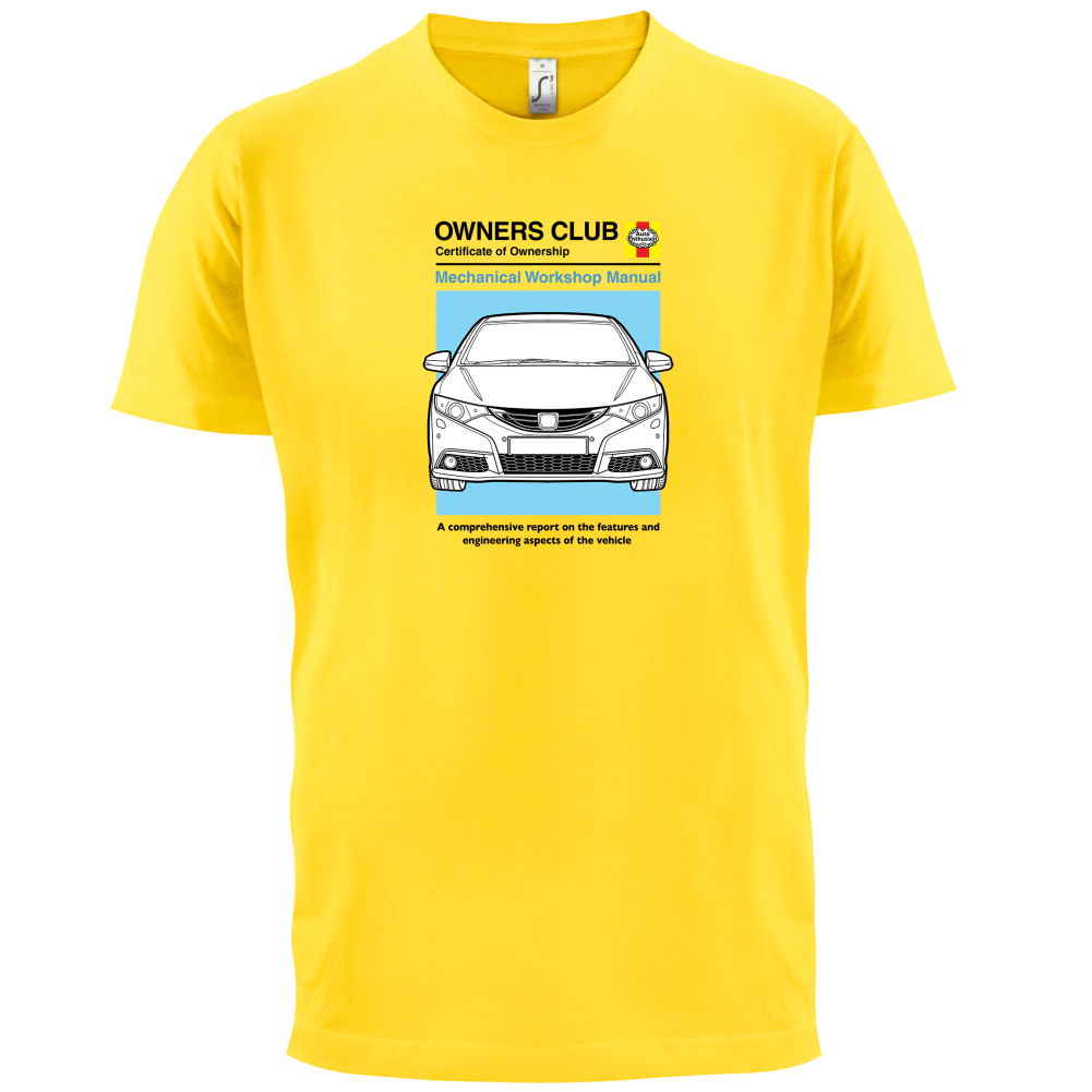 Car Owners Manual Civic T Shirt