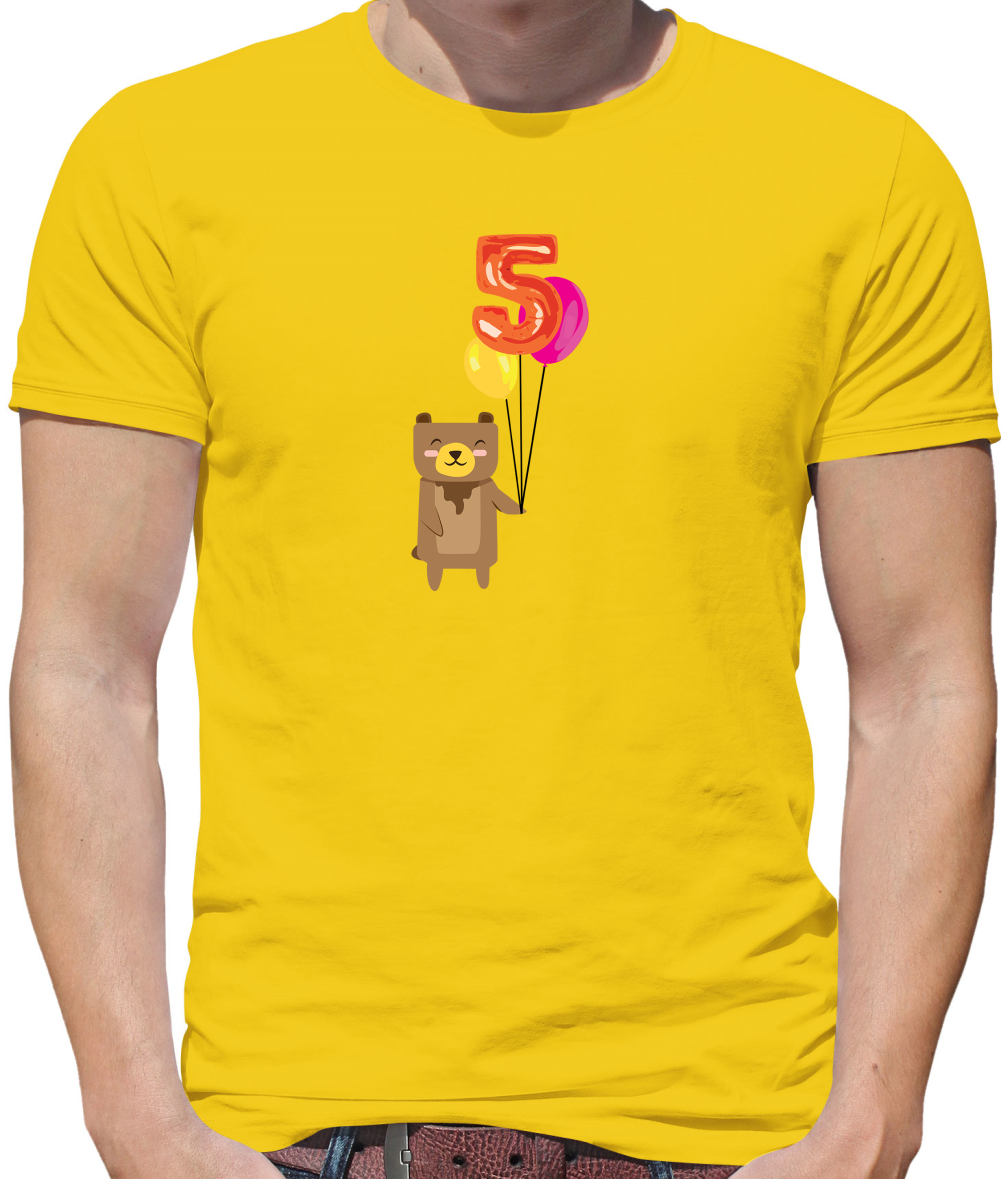 5th Birthday Bear T Shirt