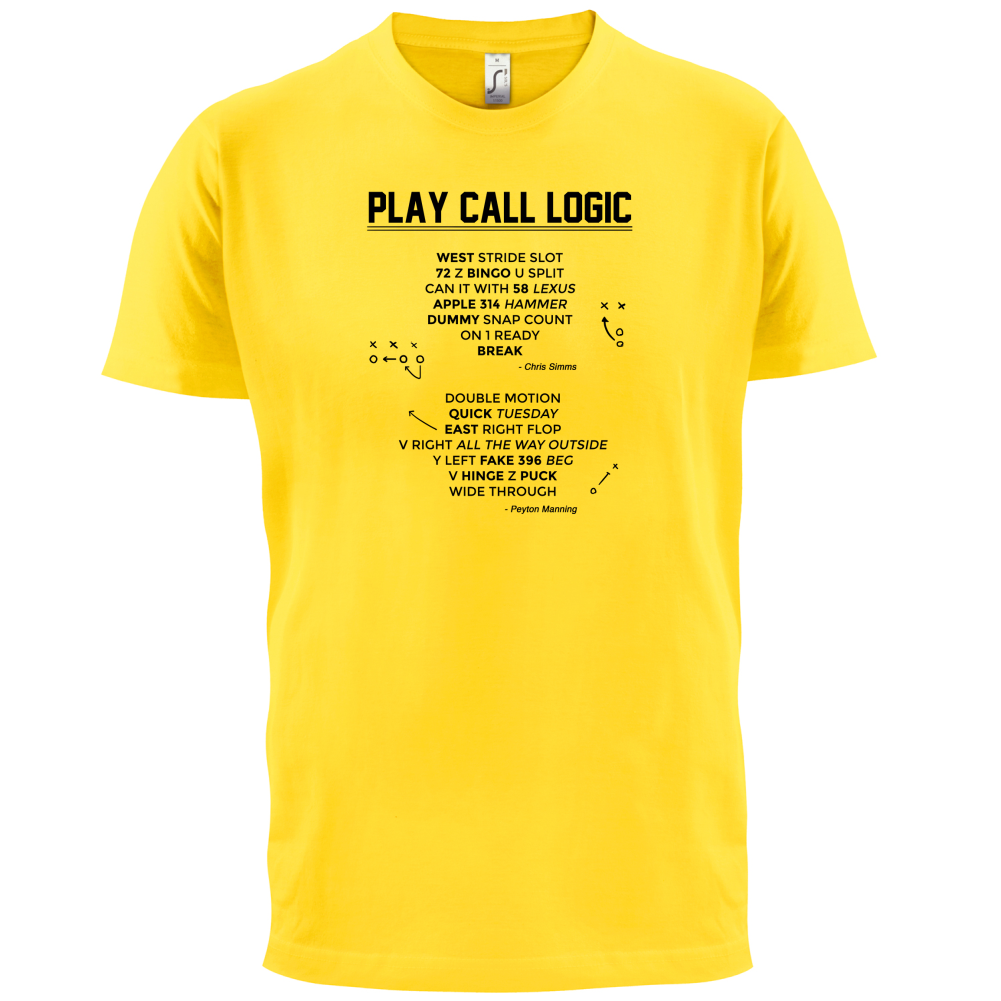 Play Call Logic T Shirt