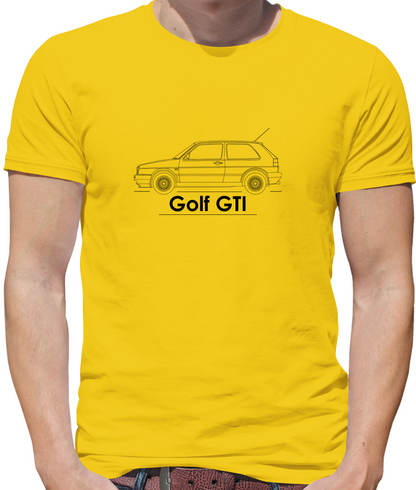 Side View Golf GTI MK2 T Shirt