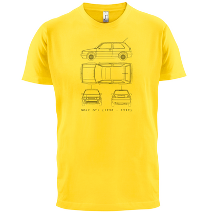 4 View Golf GTI MK2 T Shirt