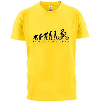 Evolution Of Woman Cycling T Shirt