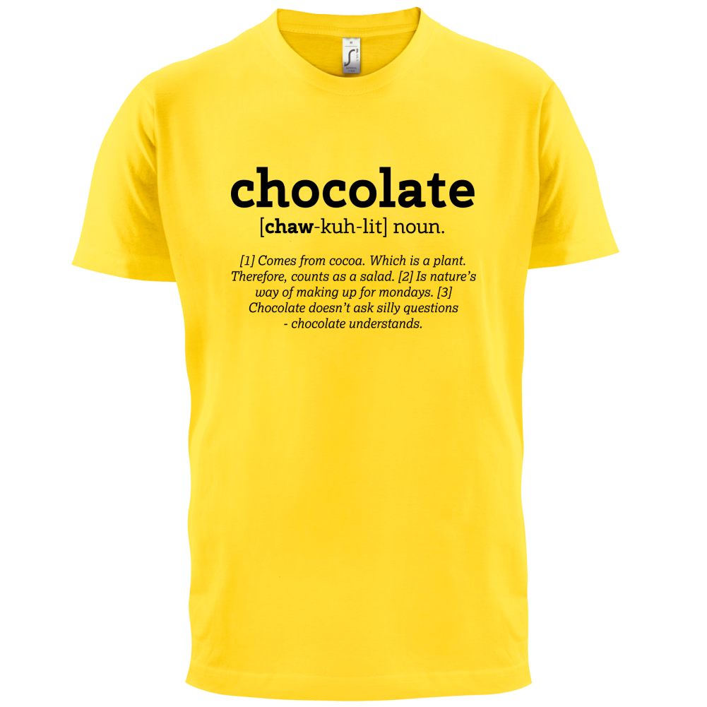 Definition Chocolate T Shirt