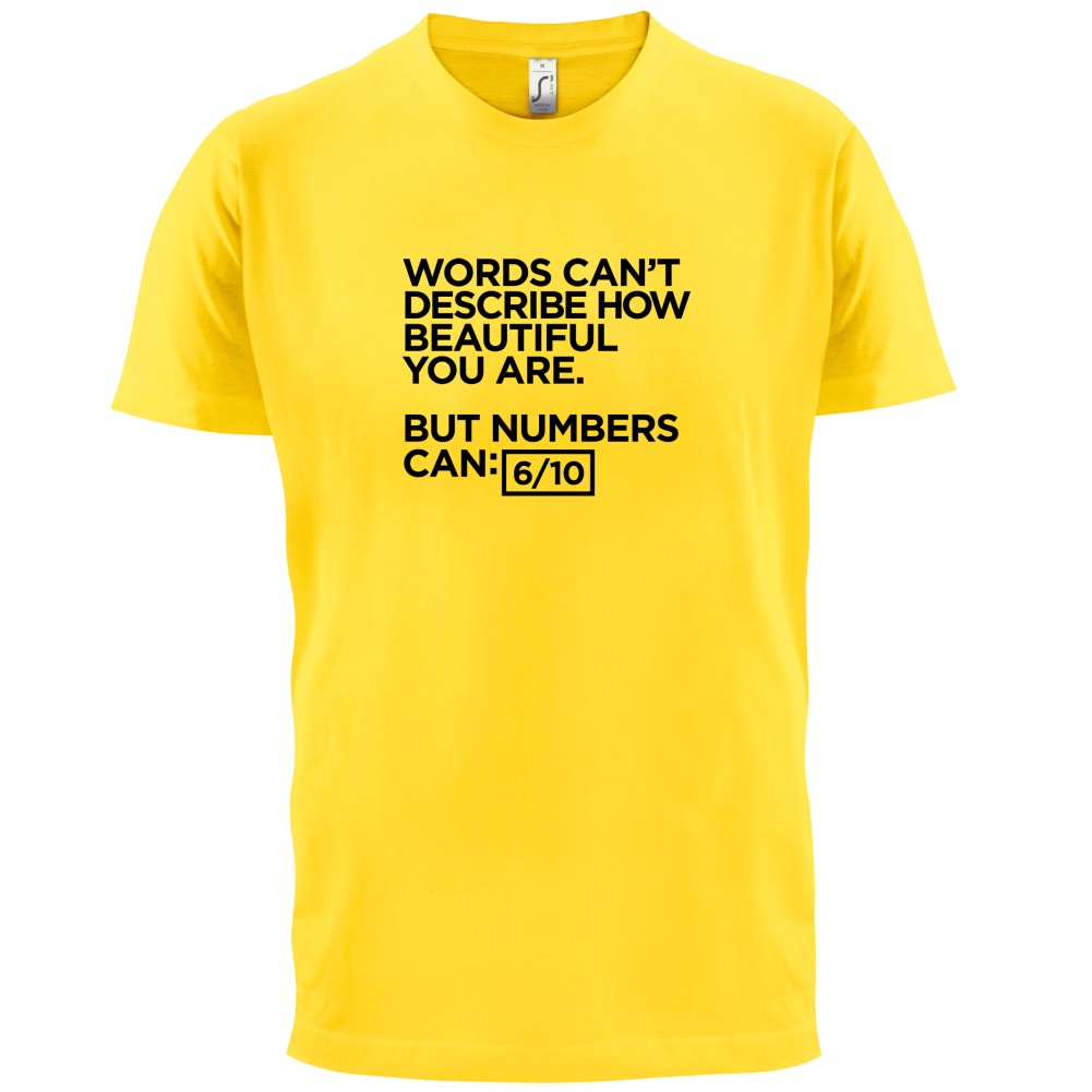 Words Can't Describe Beauty T Shirt
